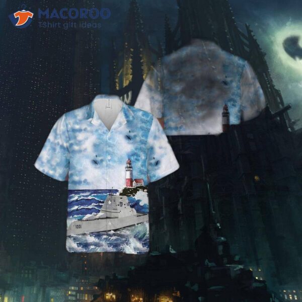 The U.s. Navy’s Uss Michael Monsoor (ddg-1001) Hawaiian Shirt