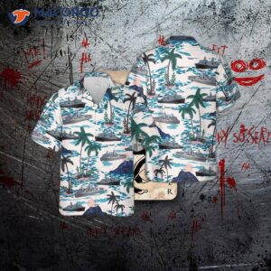 The U.s. Navy’s Uss New York (lpd-21) Hawaiian Shirt