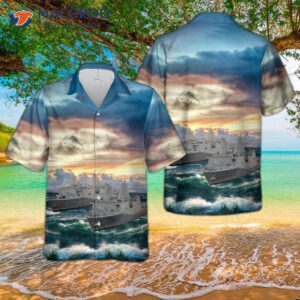 The U.s. Navy San Antonio-class Amphibious Transport Dock Hawaiian Shirt