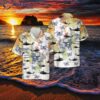 The U.s. Navy Sikorsky Ch-53e Super Stallion Hawaiian Shirt.