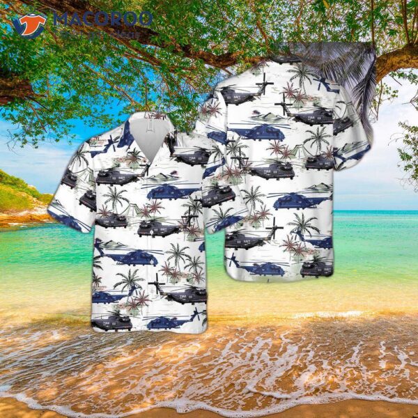 The U.s. Navy Sikorsky Rh-53d Hawaiian Shirt.