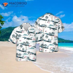 The U.s. Navy Top Gun F-16n Hawaiian Shirt.