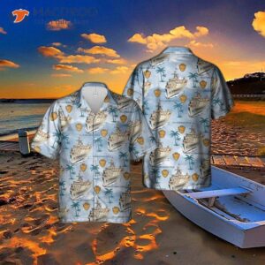 The U.s. Navy Uss Anchorage (lsd 36) Hawaiian Shirt.