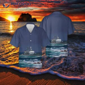 The U.s. Navy Uss Lake Erie (cg-70) Hawaiian Shirt