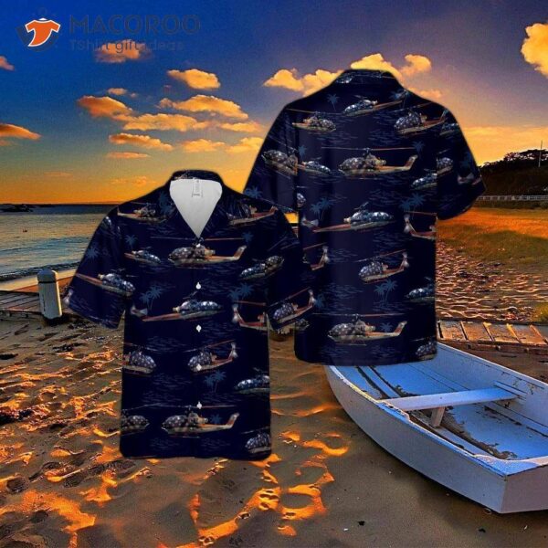 The Us Army Ah-1f Cobra Fourth Of July Hawaiian Shirt.