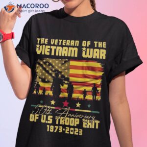 the veteran of vietnam war 50th anniversary shirt tshirt 1