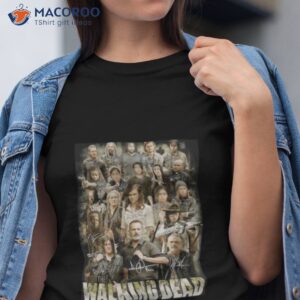 The Walking Dead Tv Series Signatures 2023 Shirt The Walking Dead Tv Series Signatures 2023 Shirt