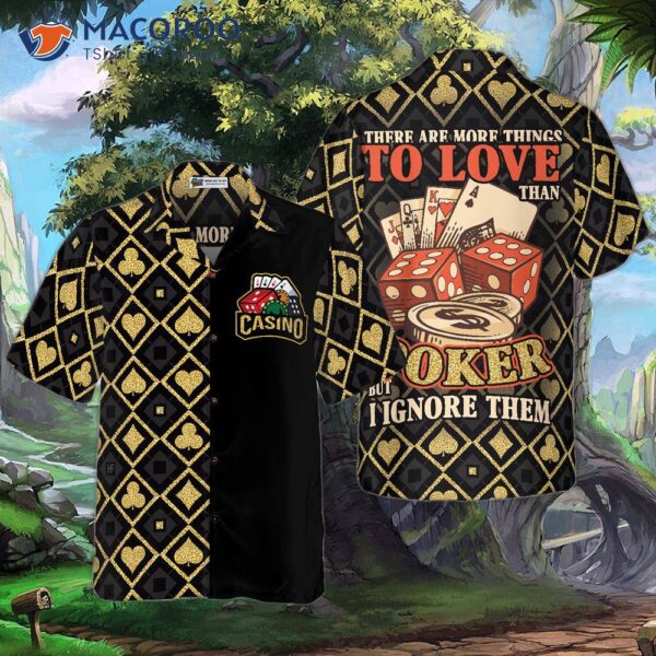 “there Are More Things To Love Than Hawaiian Shirts With Poker Designs For .”