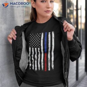 Thin Blue/red Line Flag Police And Firefighter Vintage Shirt