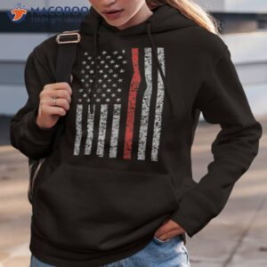 Thin Red Line Shirt: Firefighter American Flag Shirt