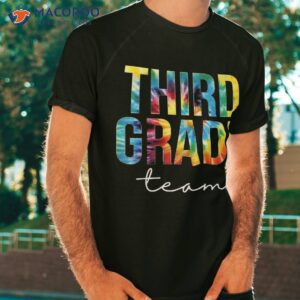 third grade team tie dye appreciation day back to school shirt tshirt