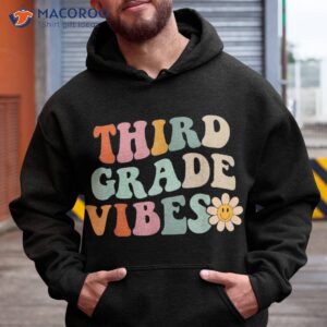 third grade vibes 3rd retro gnoovy back to school shirt hoodie