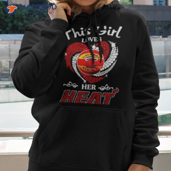 This Girl Loves Her Miami Heat Diamond Hearshirt