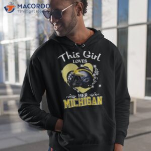 This Girl Loves Her Michigan Wolverines Helmet 2023 Shirt