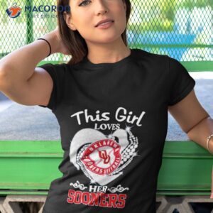 this girl loves oklahoma sooners softball her sooners shirt tshirt 1