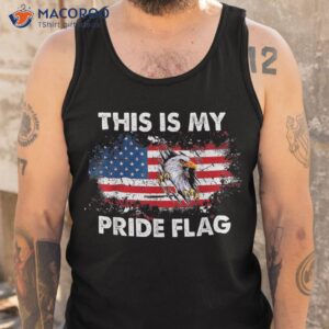 this is my pride flag american usa 4th of july funny shirt tank top