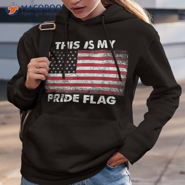 This Is My Pride Flag Usa American 4th Of July Patriotic Shirt