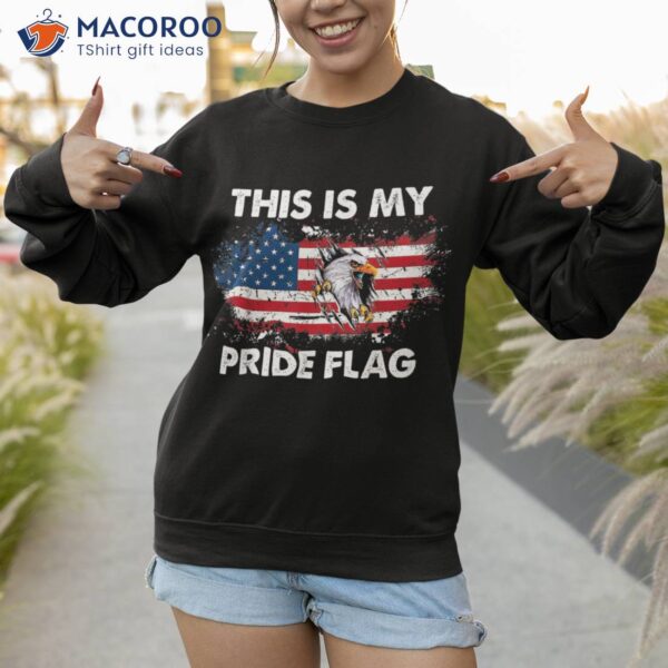 This Is My Pride Flag Usa American 4th Of July Patriotic Shirt