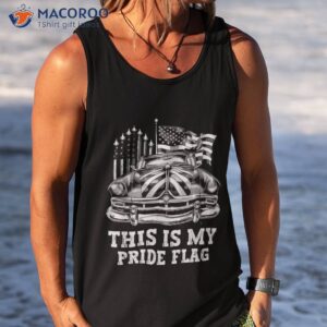 this is my pride flag usa patriotic american 4th of july fun shirt tank top