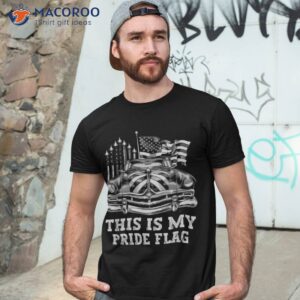 This Is My Pride Flag Usa Patriotic American 4th Of July Fun Shirt