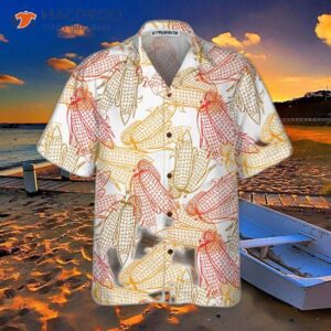 this sentence should read corn sketch pattern hawaiian shirt corn shirt for print short sleeve shirt 2