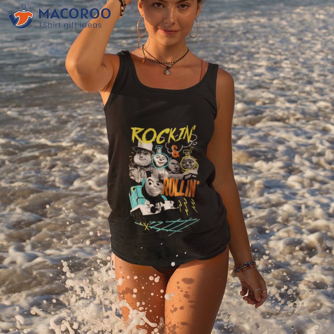 Thomas And Friends Rockin And Rollin Camiseta Infantil Shirt Thomas And Friends Rockin And Rollin Camiseta Infantil Shirt