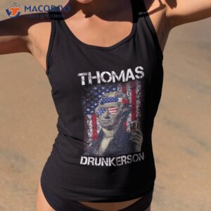 thomas drunkerson 4th july jefferson drinking retro shirt tank top 2