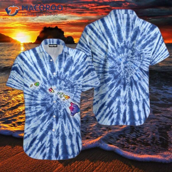 Tie-dyed Hawaiian Shirts