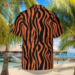 tiger and zebra striped hawaiian shirt 1