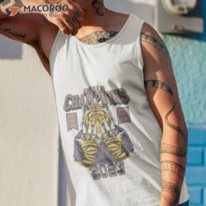 tiger baseball 7 rings pocket world champions 2023 shirt tank top 1