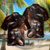 Tiger-printed Hawaiian Shirt For