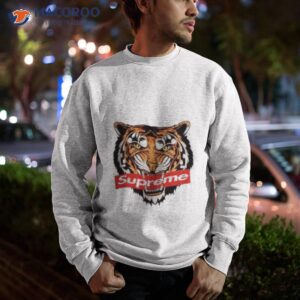 tiger supreme box logo shirt sweatshirt