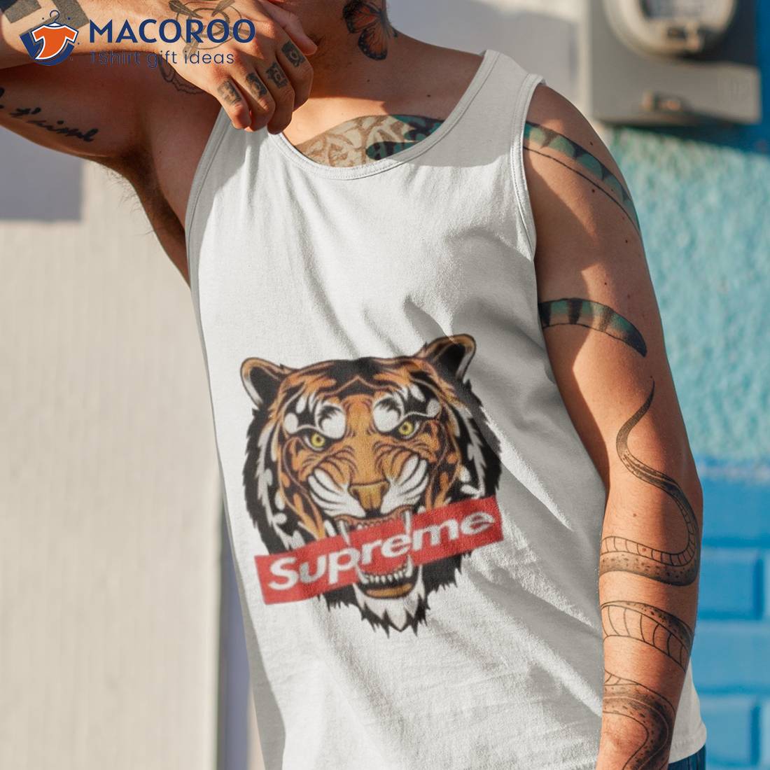 Xpsclothing - Original tiger Supreme Box Logo Shirt by Store