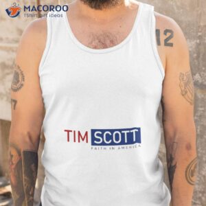 tim scott for president campagain design shirt tank top