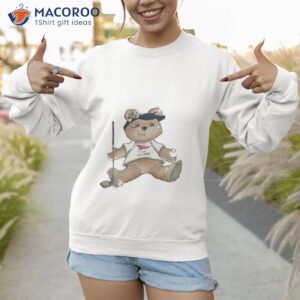 toddler 2023 us open tiny turnip white girl teddy t shirt sweatshirt