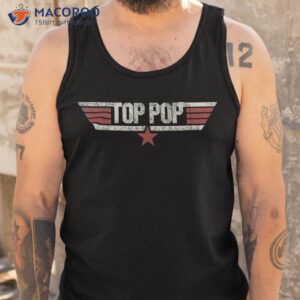 top pop funny vintage 80 s gift father grandpa father s day shirt tank top