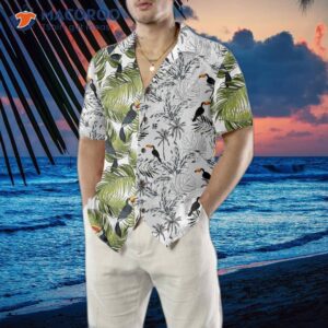 toucan and palm branches hawaiian shirt tropical shirt for adults cool print 4