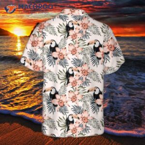 toucan and pink orchid flowers hawaiian shirt floral shirt for 1