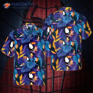 toucan birds tropical leaves and a hawaiian shirt 0