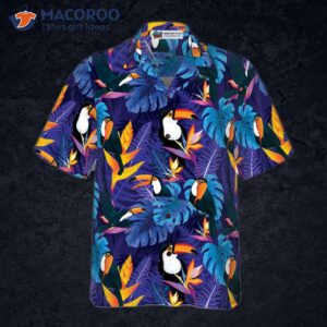 toucan birds tropical leaves and a hawaiian shirt 2