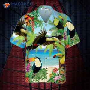 toucan tropical beach hawaiian shirt funny shirt for amp 2