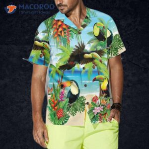 toucan tropical beach hawaiian shirt funny shirt for amp 3