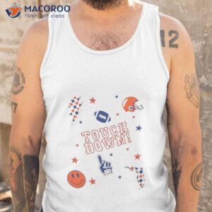 touch down football elements shirt tank top