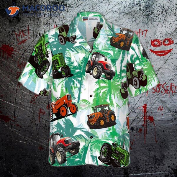 Tractors Tropical Summer Hawaiian Shirt