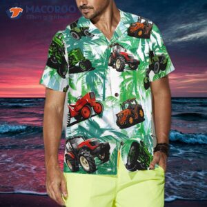 tractors tropical summer hawaiian shirt 3