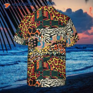 Traditional African-mixed Animal Skin Hawaiian Shirt