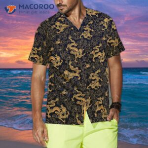 traditional chinese style hawaiian shirt with a dragon design 3