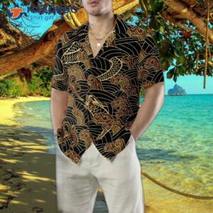traditional dragon patterned hawaiian shirt 4