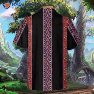 traditional tribal pattern native american hawaiian shirt ethnic indigenous shirt 1