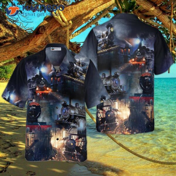 Train Locomotive Hawaiian Shirt